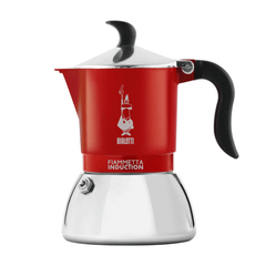 Ấm pha cà phê Bialetti Fiammetta Induction màu đỏ 4 cốc