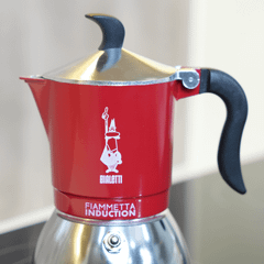 Ấm pha cà phê Bialetti Fiammetta Induction màu đỏ 4 cốc