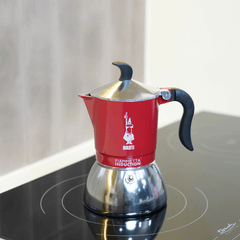 Ấm pha cà phê Bialetti Fiammetta Induction màu đỏ 4 cốc