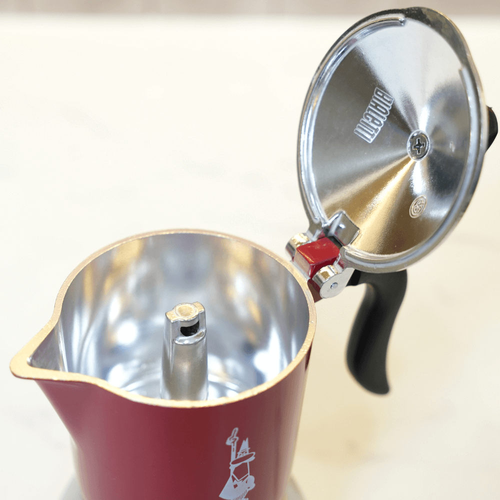 Ấm pha cà phê Bialetti Fiammetta Induction màu đỏ 4 cốc
