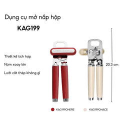 Dụng cụ mở nắp hộp đa năng KitchenAid Coreline KAG199 nhiều màu