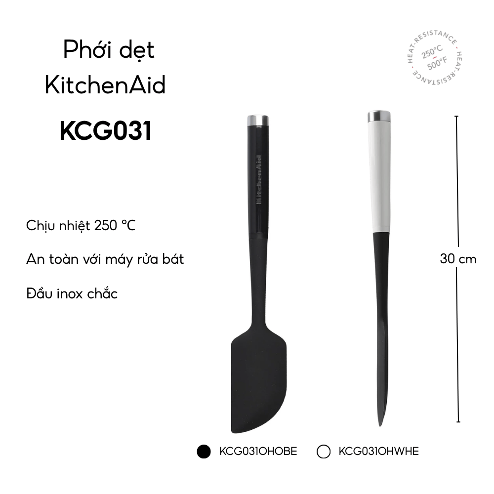 Phới dẹt KitchenAid KCG031 nhiều màu