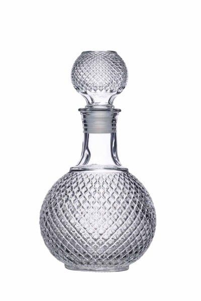 Bình đựng rượu 1 lít, bằng thủy tinh, Model BCDECRD, kích thước: 12x12x26.5cm, dùng để đựng nước