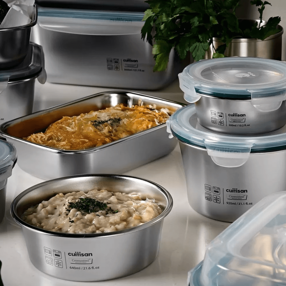 Hộp Inox Cao Cấp Cuitisan Simple nhiều dung tích