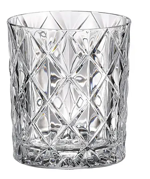 Set 6 cốc thấp Memphis 300ml Crystal Bohemia