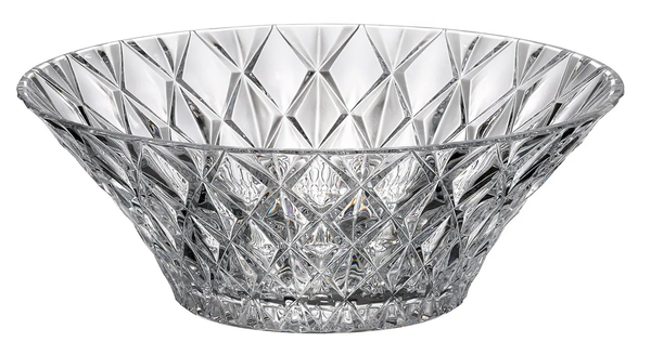 Tô Memphis trắng 30.5cm Crystal Bohemia