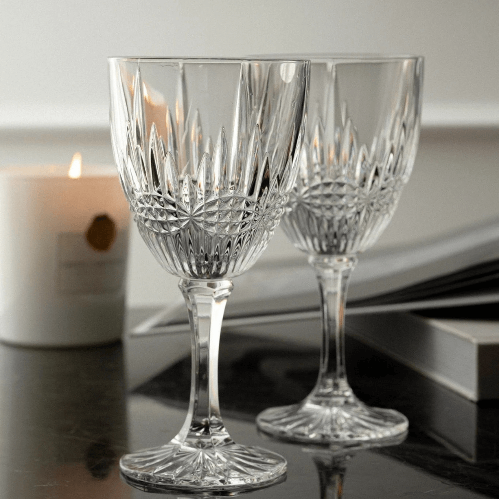 Set 6 ly pha lê Bohemia Vibes 180ml/ 250ml/ 380ml