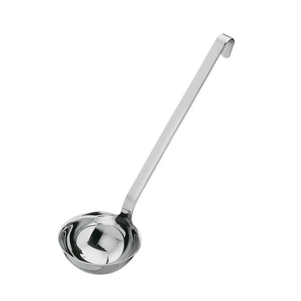 Muôi múc có vành Rösle 10008 cán móc 30cm đường kính 8cm