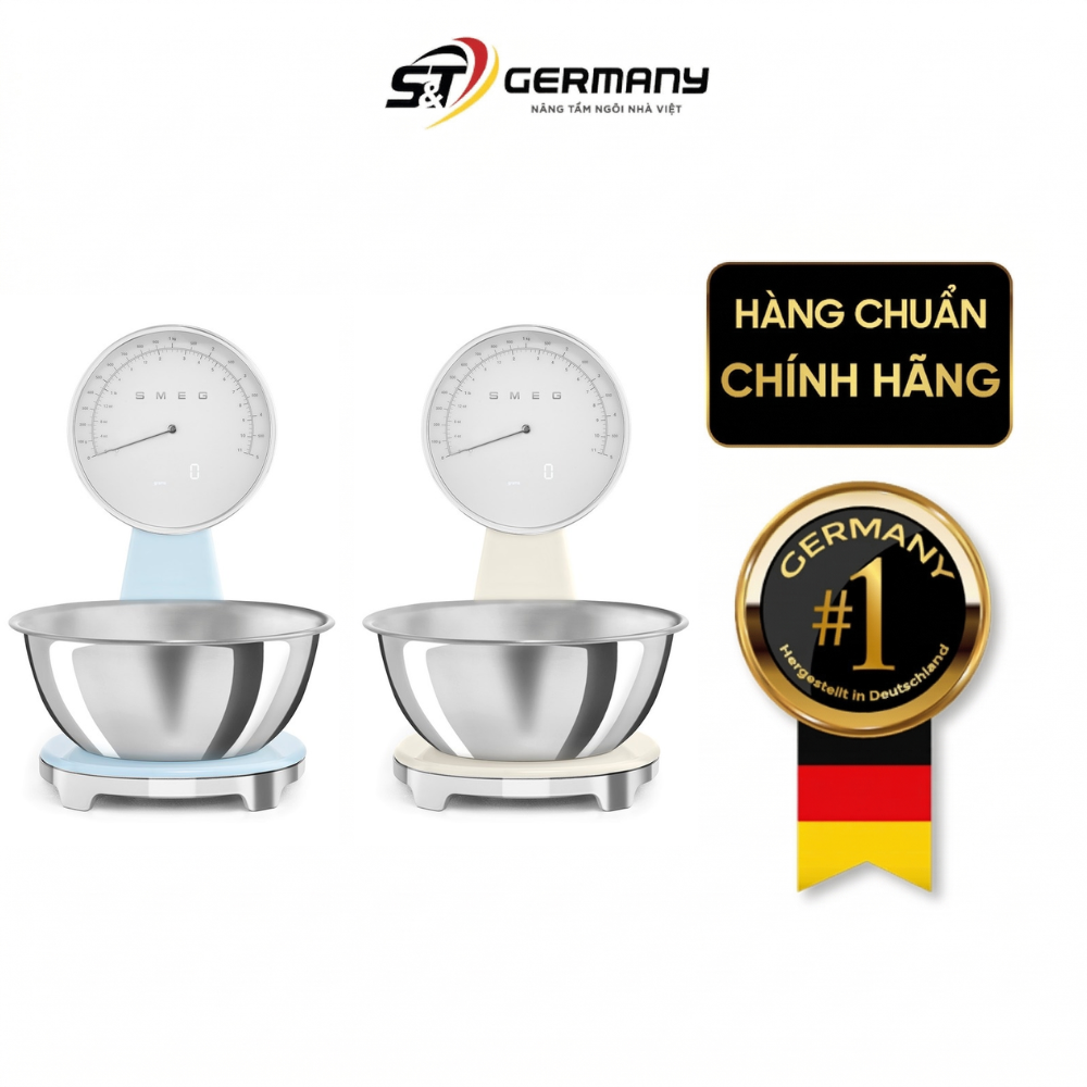 Cân nhà bếp đồng hồ số và điện tử SMEG KSF01 nhiều màu