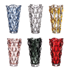 Bình hoa pha lê Bohemia Samba 30,5 cm nhiều màu