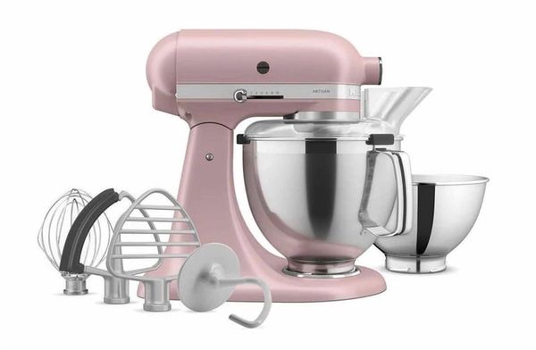 Máy trộn bột KitchenAid KSM195 220V màu hồng - Made in USA