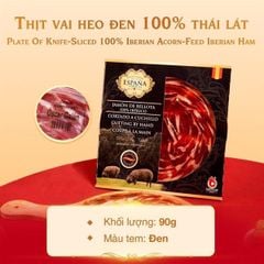 Thịt heo muối Espana Tây Ban Nha thái lát (90g) 100% Iberian