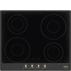 Bếp từ 4 vùng nấu Smeg Cortina SI764AOM 60cm màu Anthracite
