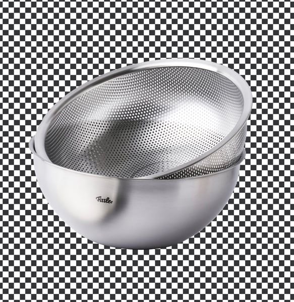 Bộ âu trộn và rổ inox Fissler Essen 24cm