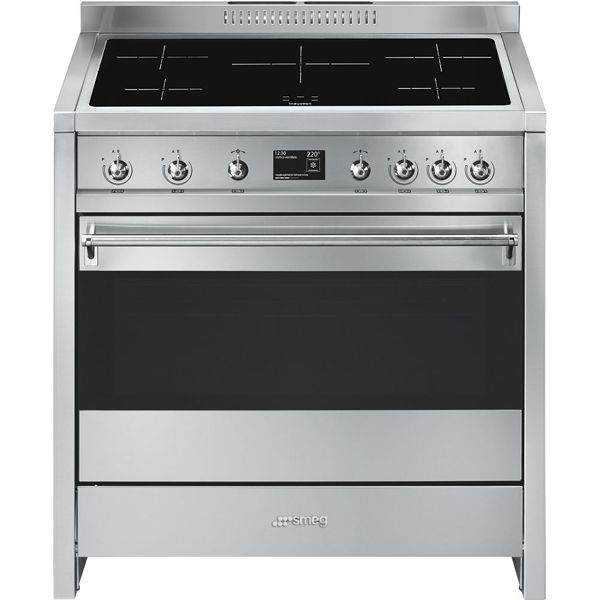 Bếp từ kết hợp lò nướng SMEG A1PYID-9 Classica 11400 W 90cm 5 vùng nấu