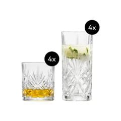 Bộ cốc pha lê 8 món Schott Zwiesel Show 121881 334ml, 368ml
