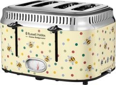 Máy nướng bánh mì Russell Hobbs Bridgewater Bumble Bee & Polka Dot 27250 4 lát màu kem