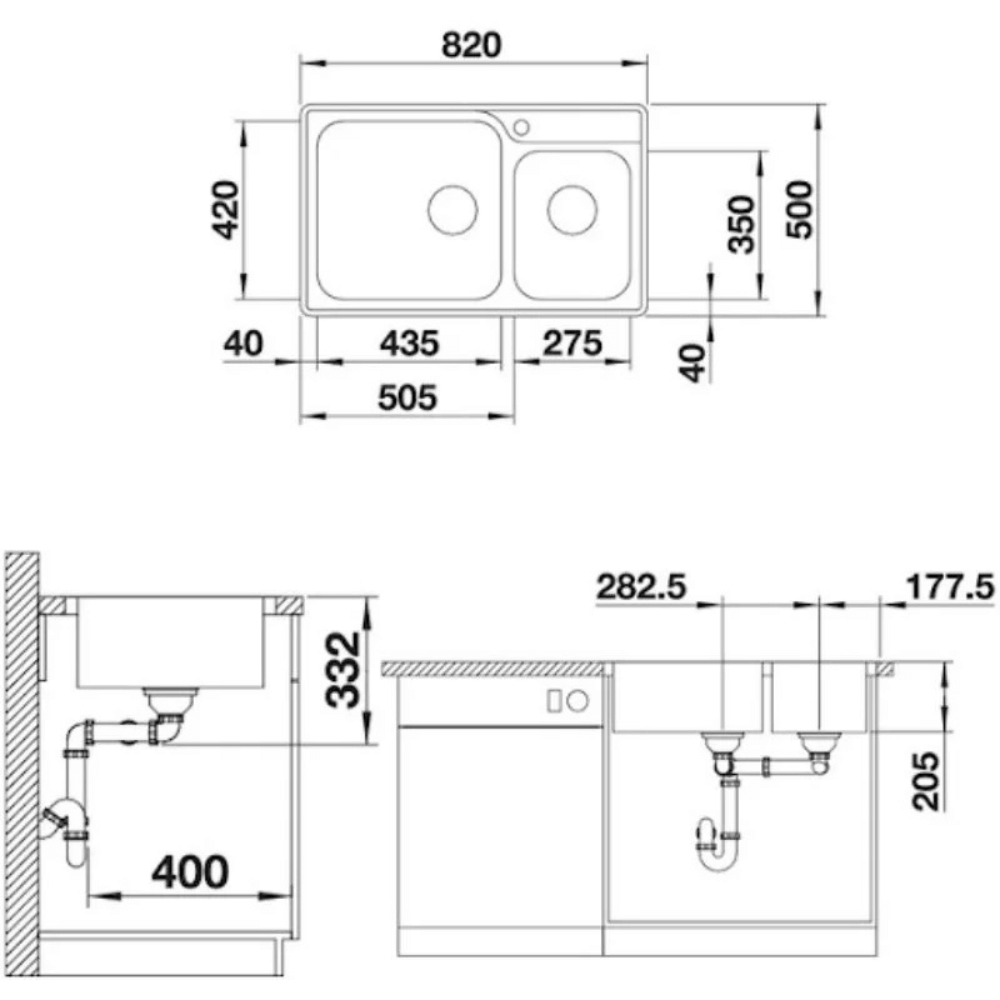 Chậu rửa bát Blanco LEMIS XL 8 IF_237374