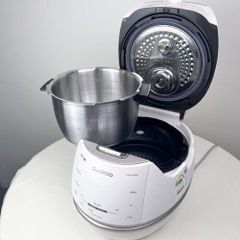 Nồi cơm điện cao tần áp suất CUCKOO CRP-CHAS109FWM 1,8L màu trắng lòng nồi inox