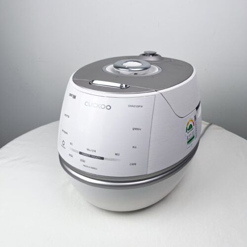 Nồi cơm điện cao tần áp suất CUCKOO CRP-CHAS109FWM 1,8L màu trắng lòng nồi inox