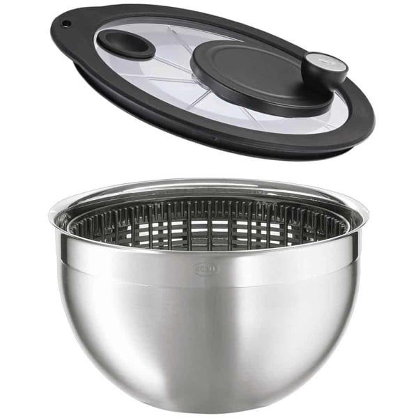 Rổ quay rau Rösle 15695 nắp kính