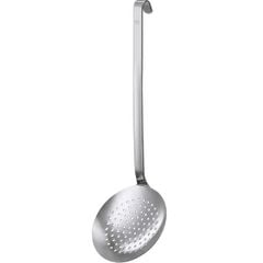 Muôi thủng hớt bọt Rösle 10050 cán móc 33cm đường kính 10cm