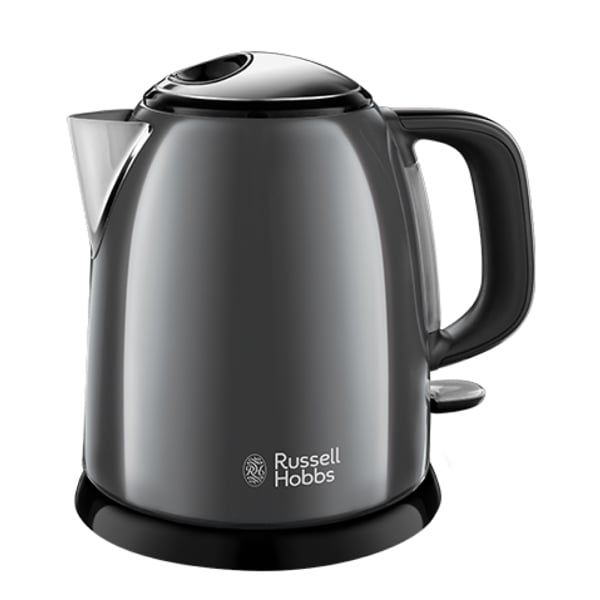 Ấm đun siêu tốc mini Russell Hobbs Colours Plus+ 24993-70 2400W 1L màu xám