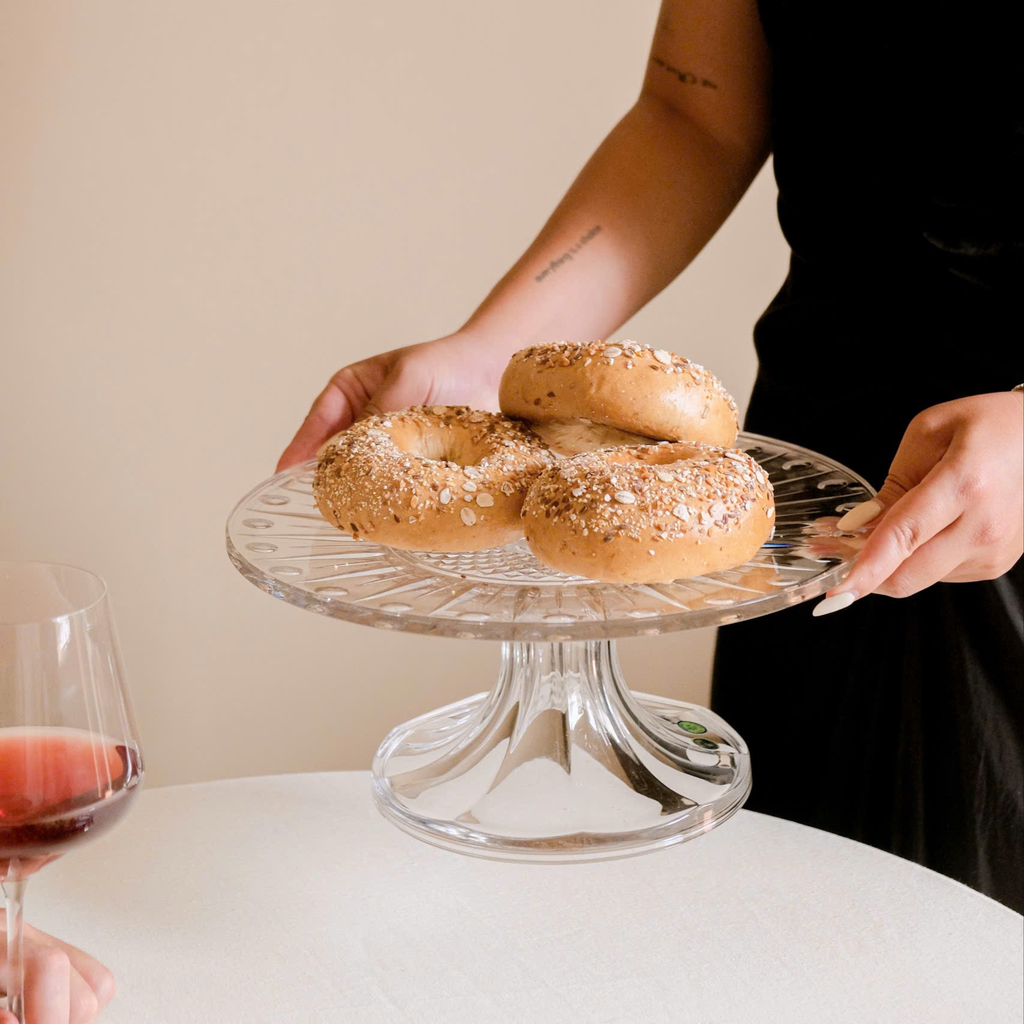 Đĩa chân đế Windsor 30.5cm Crystal Bohemia