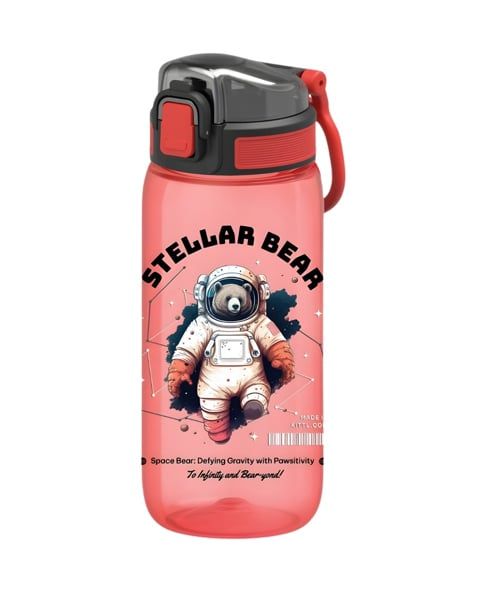 Bình nước trẻ em Tritan cao cấp Renga Rybo-X 530ml - 912064 màu đỏ