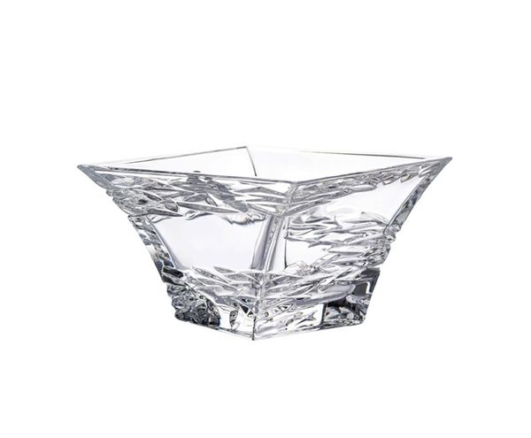 Tô pha lê Bohemia Samurai vuông 29cm