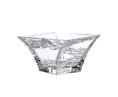 Tô pha lê Bohemia Samurai vuông 29cm