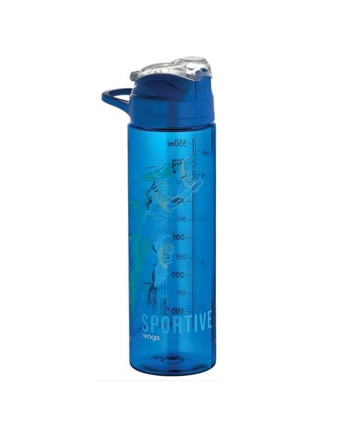 Bình nước Tritan cao cấp Renga Falcon 630ml - 912016-023 màu xanh