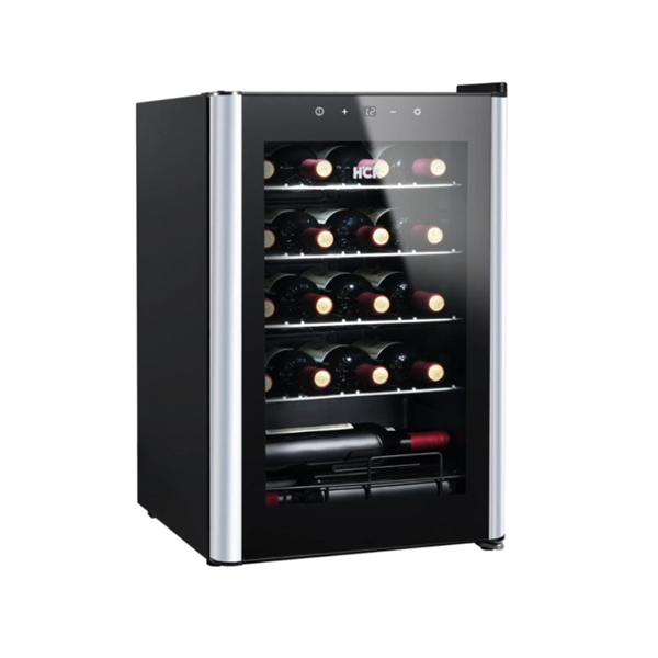 Tủ rượu HCK 70L màu đen mặt kính - 22 chai