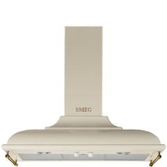 Máy hút mùi treo tường Smeg Cortina KC19POE 90cm màu kem