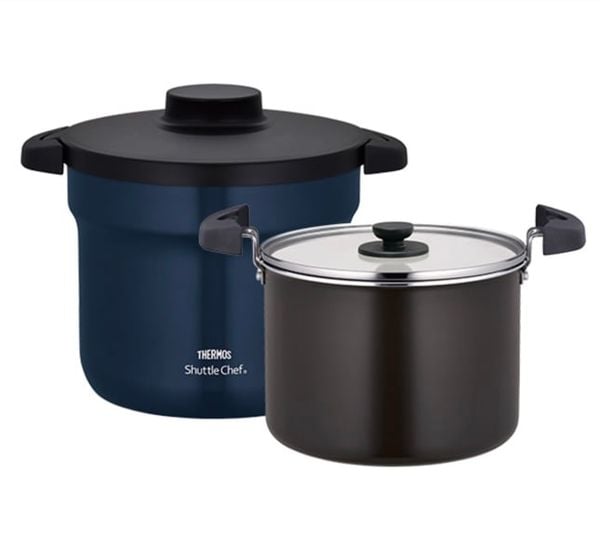 Nồi ủ Thermos KBJ-4502 4.3L màu xanh Navy