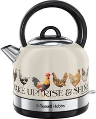 Ấm đun siêu tốc Russell Hobbs Rise and Shine 26270 3000W 1.5L màu kem