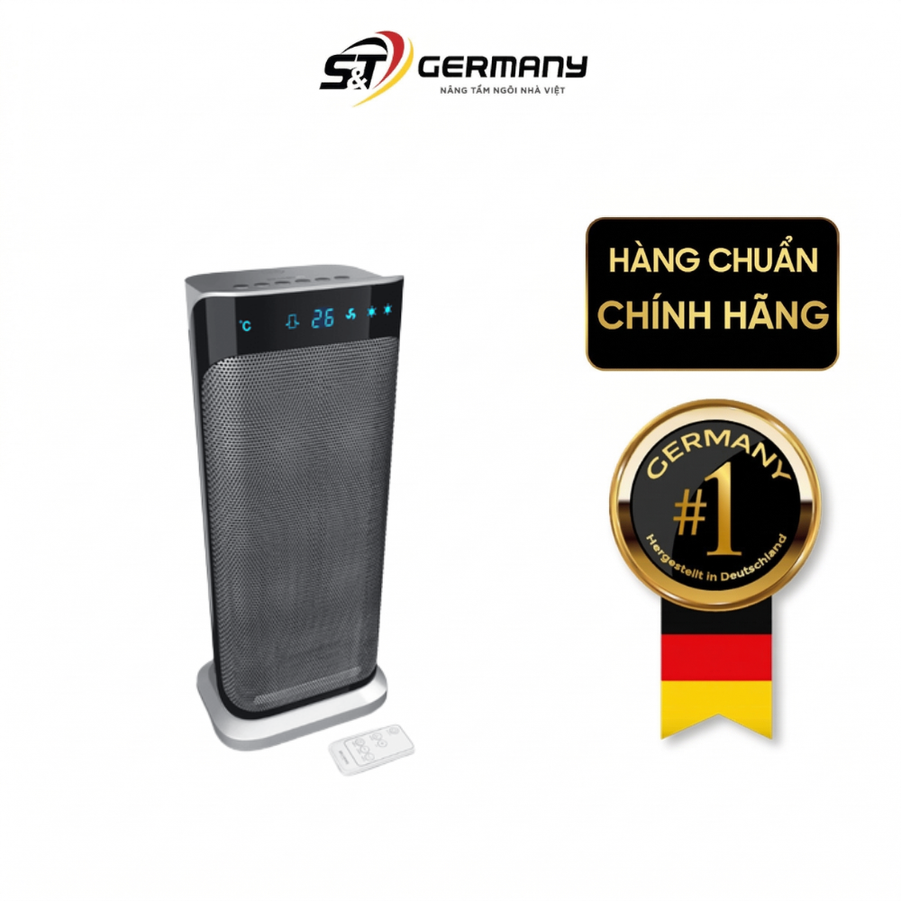 Quạt sưởi gốm Brandson 3in1 2000 W màu bạc