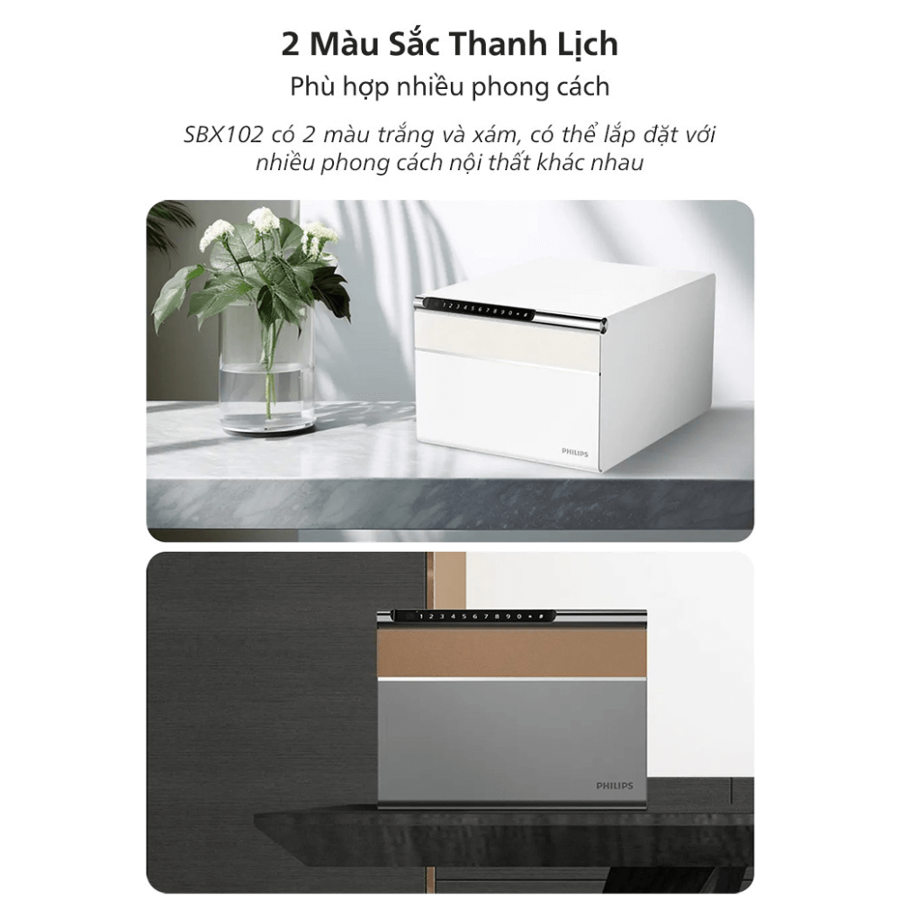 Két sắt mini PHILIPS SBX102