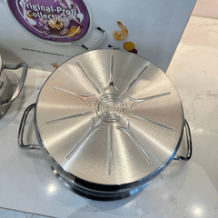 Bộ nồi Fissler Profi 5 món kèm chảo inox 2 quai Profi 24/28cm made in Germany