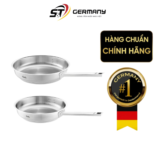 Chảo Fissler Profi Original Collection 24cm/28cm made in Germany (lòng trơn)