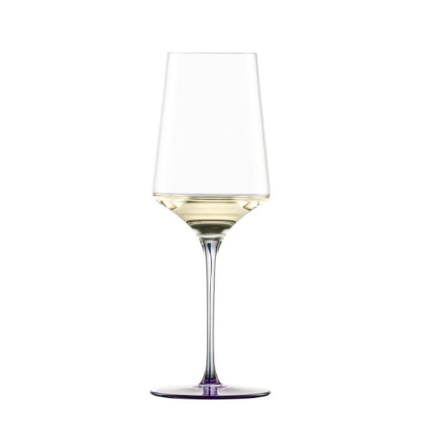 Ly rượu vang pha lê Zwiesel Glas Ink 123415 407ml chân đế màu tím Violet