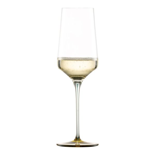 Ly rượu vang pha lê Zwiesel Glas Ink 123420 400ml chân đế màu xanh lá Ochre