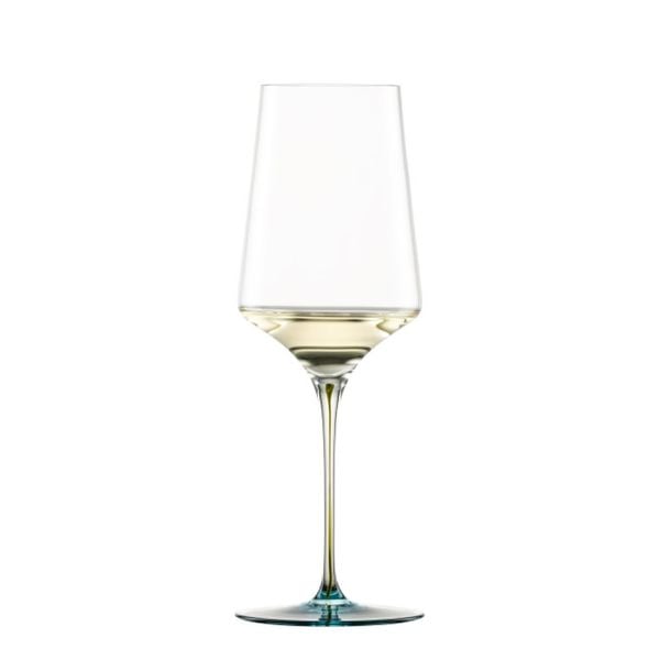 Ly rượu vang pha lê Zwiesel Glas Ink 123412 407ml chân đế màu xanh Emerald