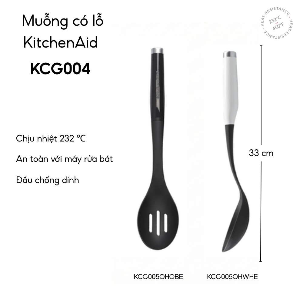 Muỗng có lỗ KitchenAid KCG004 nhiều màu