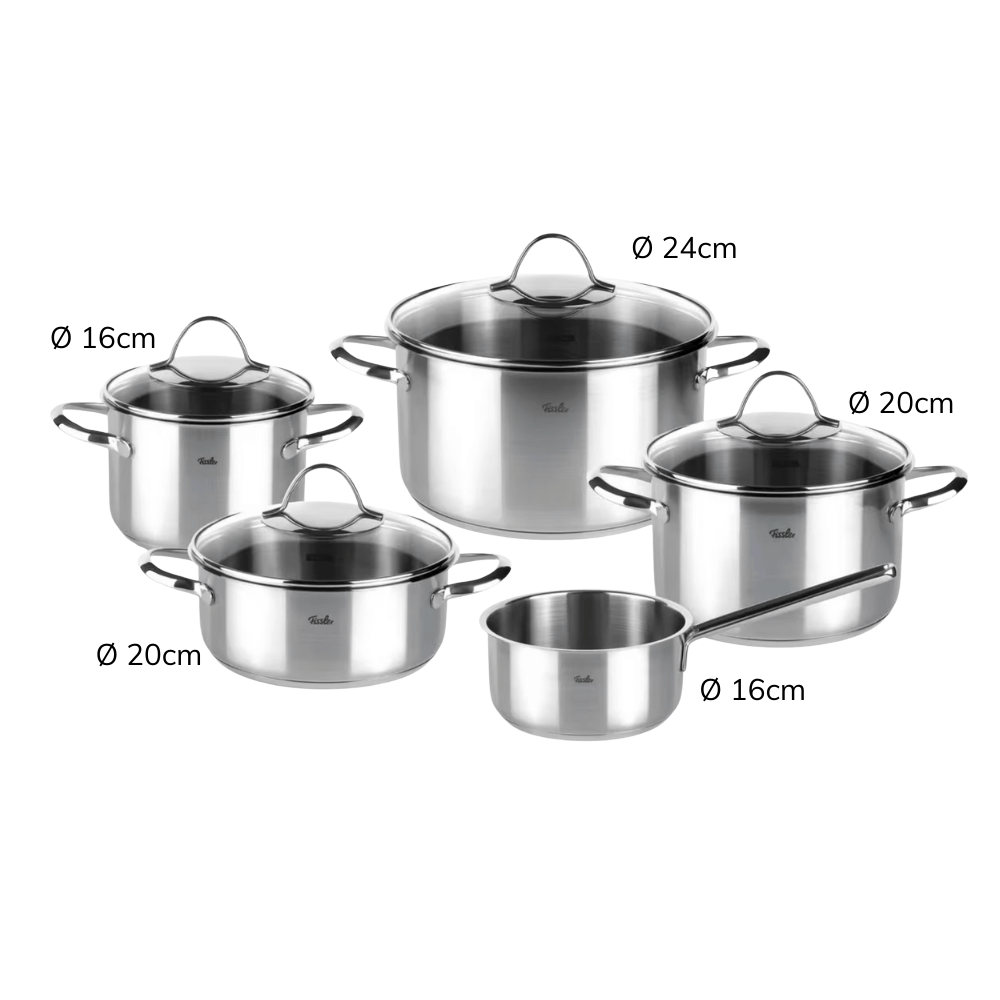 Bộ nồi Fissler Paris 5 món kèm quánh