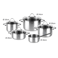 Bộ nồi Fissler Paris 5 món kèm quánh