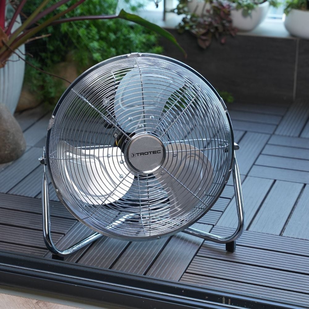 Quạt sàn Trotec TVM14 màu inox 35cm
