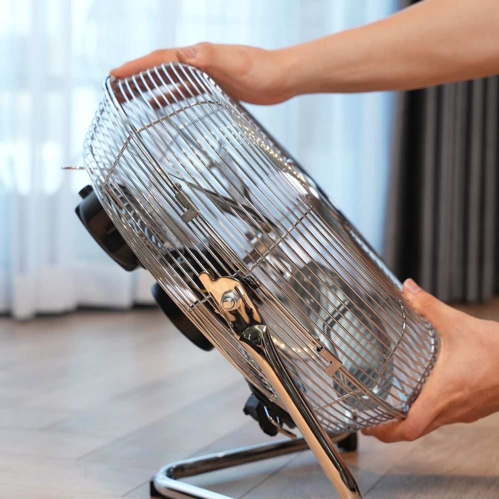Quạt sàn Trotec TVM14 màu inox 35cm