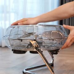Quạt sàn Trotec TVM14 màu inox 35cm