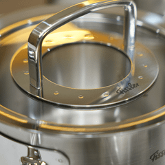 Bộ nồi Fissler Profi 6 món kèm quánh và chảo inox Profi 2 quai made in Germany